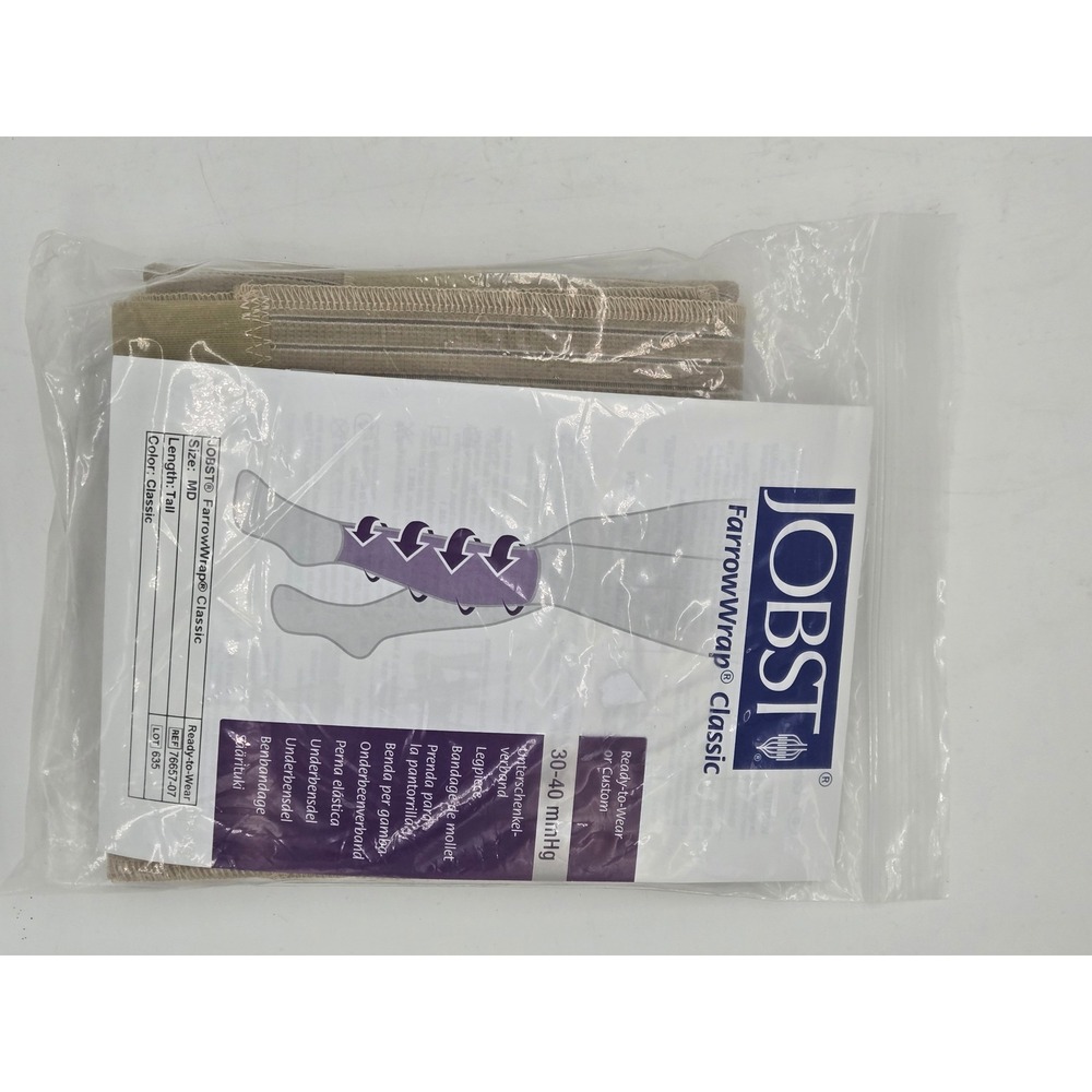 JOBST FarrowWrap Classic Legpiece 30-40 mmHg MD Tall Tan 76657-07 Compression
